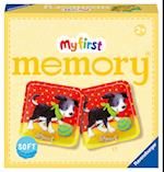 Ravensburger - 20998 - My first memory® Plüsch - Das klassische Gedächtnisspiel mit 24 Stoff-Karten und süßen Tierkindern, Spielzeug ab 2 Jahre