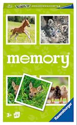 Ravensburger 22458 - Tierbaby memory®, der Spieleklassiker für Tierfans, Merkspiel für 2-6 Spieler ab 3 Jahren