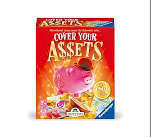 Ravensburger Spiele 22577 - Cover your Assets - einfaches Kartenspiel für Kinder und Erwachsene ab 7 Jahren, für 2-6 Spieler