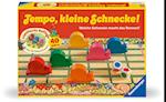 Ravensburger Kinderspiel 23034 - Tempo kleine Schnecke 40 Jahre Jubiläum, beliebtes Schneckenrennen mit zusätzlicher Siegerehrung, Brettspiel für Mädchen und Jungen , 2-6 Spieler, ab 3 Jahren