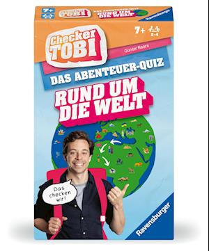 Ravensburger 22492 - Checker Tobi - Rund um die Welt - Das Abenteuerquiz für Kinder ab 7 Jahren, Quiz & Mitmachspiel für Kinder und Familien, für 2-4 Spieler