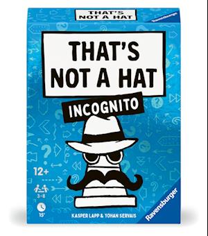 Ravensburger® - 24685 That's not a hat - Incognito - Partyspiel, Kartenspiel für 3-8 Personen, lustige Unterhaltung ab 12 Jahren