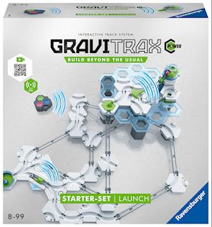 Ravensburger GraviTrax Power Starter-Set Launch - Erweiterbare Kugelbahn für Kinder, Interaktive Murmelbahn, Lernspielzeug und Konstruktionsspielzeug ab 8 Jahren