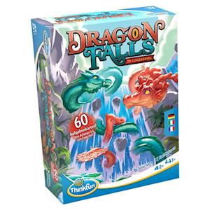 ThinkFun 76496 Dragon Falls - 3D Logikspiel, für Kinder und Erwachsene, Brettspiel ab 1 Spieler, ab 8 Jahren