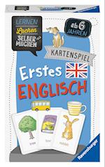 Ravensburger 80543 - Lernen Lachen Selbermachen: Erstes Englisch, Kinderspiel ab 6 Jahren, Lernspiel für 1-4 Spieler, Kartenspiel