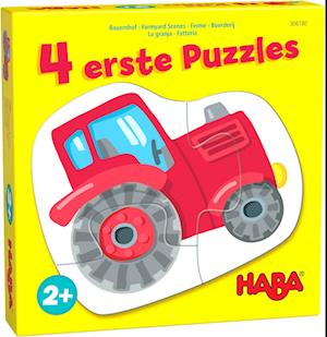 4 erste Puzzles - Bauernhof