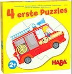 4 erste Puzzles - Einsatzfahrzeuge