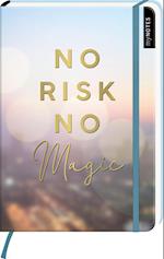 myNOTES Notizbuch A5: No Risk, no magic - notebook medium, dotted - für Träume, Pläne und Ideen / ideal als Bullet Journal oder Tagebuch
