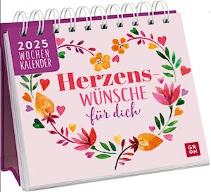 Mini-Wochenkalender 2025: Herzenswünsche für dich