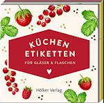 Küchen-Etiketten für Gläser und Flaschen (Rote Beeren, Hölker Küchenpapeterie)
