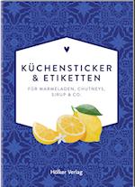 Küchensticker & Etiketten - Portugiesische Fliesen