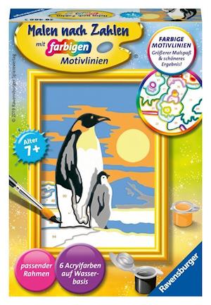 Süße Pinguine - Mal-Set