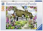 Verträumtes Cottage. Puzzle 500 Teile