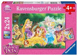 Disney Prinzessin: Beste Freunde der Prinzessinnen. Puzzle 2 x 24 Teile