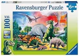 Unter Dinosauriern. Puzzle 100 Teile XXL