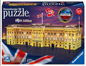 Buckingham Palace bei Nacht - 3D-Puzzle