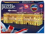 Buckingham Palace bei Nacht - 3D-Puzzle
