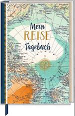 Eintragbuch mit Sammeltasche - Mein Reisetagebuch (Landkarte)