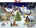 Wandkalender - Weihnachten im Dorf