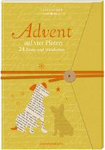 Briefbuch Advent auf vier Pfoten - 24 Zitate und Weisheiten