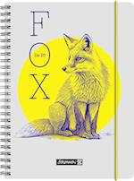 Schülerkalender 2024/2025 "Fox", 2 Seiten = 1 Woche, A5, 208 Seiten