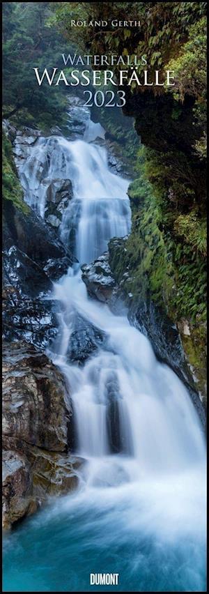 Wasserfälle 2023 - Foto-Kalender - 34x98
