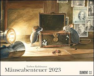 Torben Kuhlmanns Mäuseabenteuer 2023 - DUMONT Kinder-Kalender - Querformat 52 x 42,5 cm - Spiralbindung