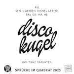 DUMONT - Sprüche im Quadrat 2025 Wandkalender, 23x23cm, Typo-Kalender von FUNI SMART ART, 12 Monatsblätter mit lustigen Sprüchen