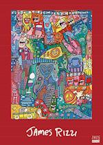 James Rizzi 2025 - Kunst-Kalender - Poster-Kalender - 50x70