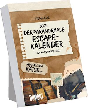 Stefan Heine: Der paranormale Escape-Kalender 2025 Abreißkalender 14,8x21