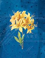 Die Gärten der Künstler Großes Notizheft (A5) Motiv Gelbe Orchidee