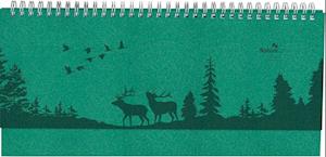 Tisch-Querkalender Nature Line Forest 2023 - Tisch-Kalender - Büro-Kalender quer 29,7x13,5 cm
