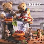 Teddy 2025 - Broschürenkalender 30x30 cm (30x60 geöffnet) - Kalender mit Platz für Notizen - Bildkalender - Wandkalender - mit herausnehmbarem Poster