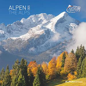 Alpen 2025 - Broschürenkalender 30x30 cm (30x60 geöffnet) - Kalender mit Platz für Notizen - The Alps - Bildkalender - Wandplaner - Naturkalender