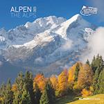 Alpen 2025 - Broschürenkalender 30x30 cm (30x60 geöffnet) - Kalender mit Platz für Notizen - The Alps - Bildkalender - Wandplaner - Naturkalender