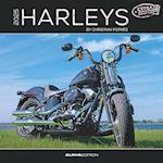 Harleys 2025 - Broschürenkalender 30x30 cm (30x60 geöffnet) - Kalender mit Platz für Notizen - Motorräder - Bildkalender - Wandplaner - Harley-Davidson