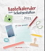 Do-it Yourself weiß 2025 - Bastelkalender - Wandkalender - DIY-Kalender -  21x24