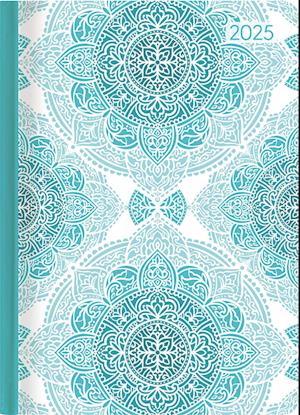 Lady Journal Midi Oriental 2025 - Taschen-Kalender 12x17 cm - Muster - mit Mattfolie - Notiz-Buch - Weekly - 192 Seiten - Alpha Edition