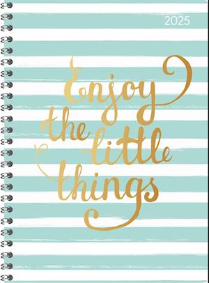 Ladytimer Ringbuch Little Things 2025 - Taschen-Kalender A5 (15x21 cm) - Schüler-Kalender - Weekly - Ringbindung - 128 Seiten - Alpha Edition