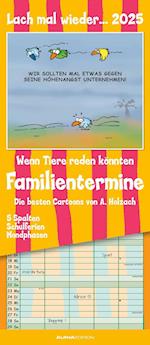 Lach mal wieder... 2025 Familienplaner - Familienkalender - Wandkalender - 19,5x45