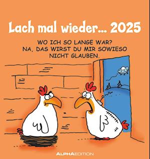 Lach mal wieder... 2025 - Postkarten-Kalender - Kalender-mit-Postkarten - zum-raustrennen - 16x17