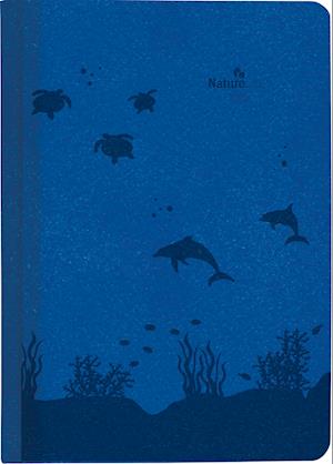 Buchkalender Nature Line Ocean 2025 - Taschen-Kalender A5 - 1 Tag 1 Seite - 416 Seiten - Umwelt-Kalender - mit Hardcover - Alpha Edition