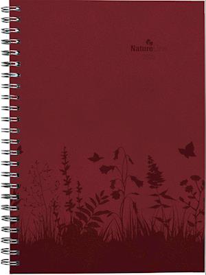 Wochenplaner Nature Line Flower 2025 - Taschen-Kalender A5 - 1 Woche 2 Seiten - Ringbindung - 128 Seiten - Umwelt-Kalender - mit Hardcover - Alpha Edition