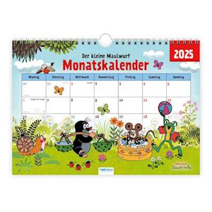 Trötsch Der kleine Maulwurf Monatsterminer Monatskalender 2025