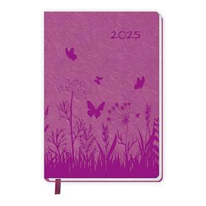 Trötsch Taschenkalender A6 Soft Touch Blumen 2025