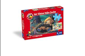 Der kleine Rabe Socke - Puzzle 1. 2 Puzzle mit 24 Teilen