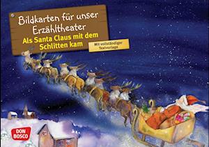 Als Santa Claus mit dem Schlitten kam. Kamishibai Bildkartenset.