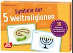 Bildkarten Symbole der 5 Weltreligionen