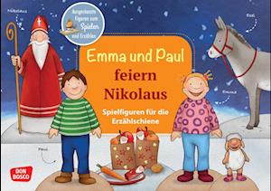 Emma und Paul feiern Nikolaus. Spielfiguren für die Erzählschiene.