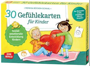 30 Gefühlekarten für Kinder